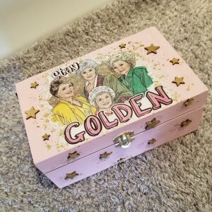 Golden Girls painted wooden Keepsake Stash Trinket box